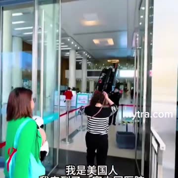 American goes to see a doctor in China, he describes the process