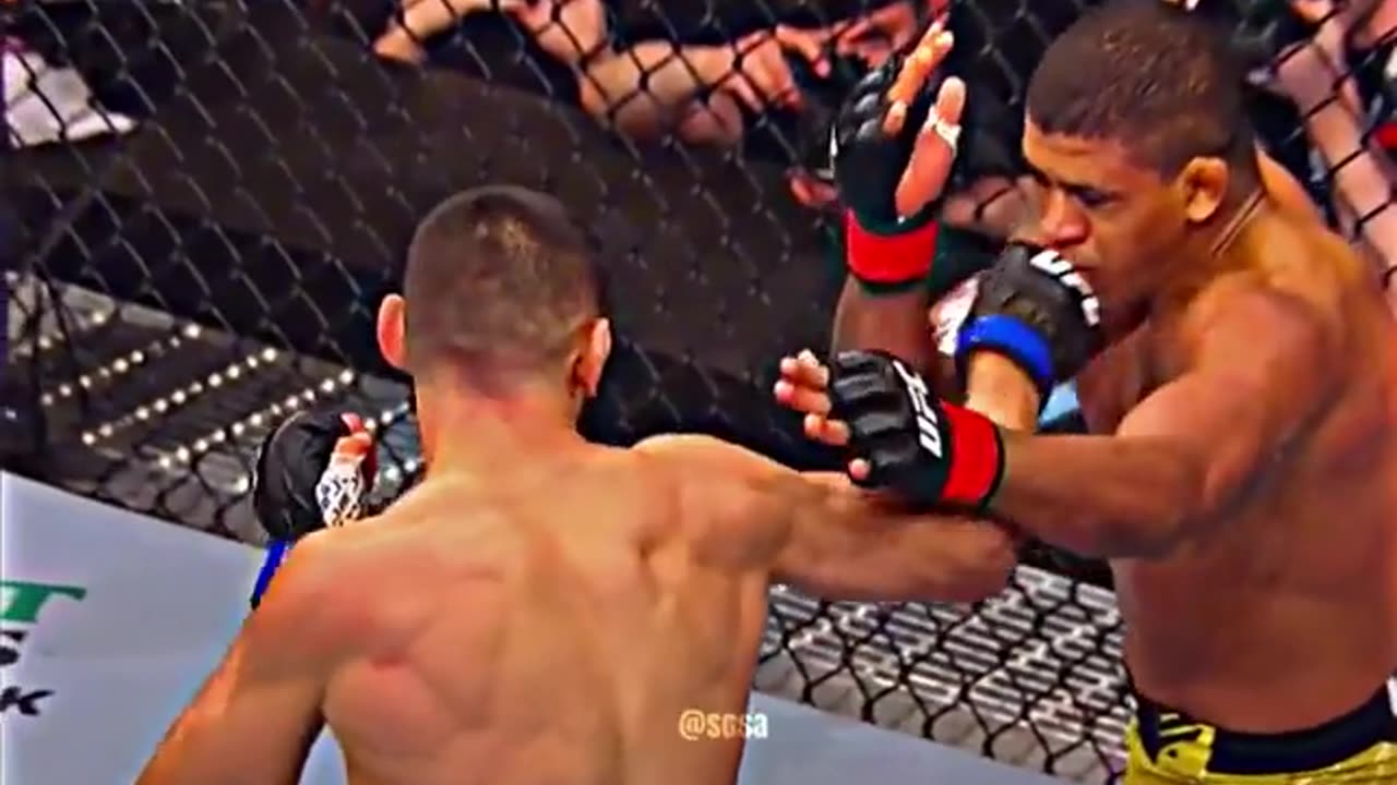 3 Years ago Gilbert Burns made Khamzat Chimaev look human - EPIC