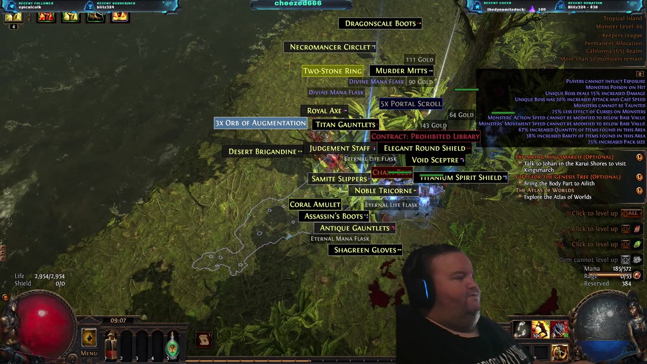 Day 2 already thinking about reroll but we stick to Boneshatter for now