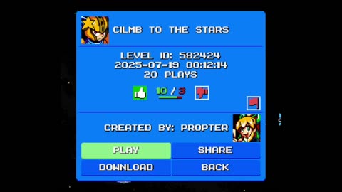 Mega Man Maker Level Highlight: "Climb to the Stars" by Propter