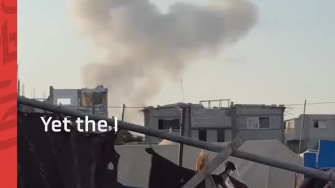 A viral video documents a location in western Gaza City near the Palestine Football Stadium