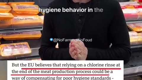 Food in America is poison “USA Chicken has been banned in the EU since 1997”