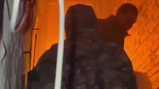 🔥 Kursk region. Strike on location of the Russian military deployment. Everything burned down.