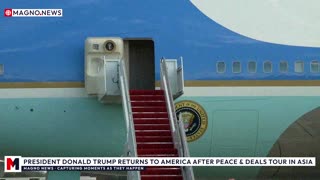🇺🇸 President Donald Trump Returns to America after Historic Peace & Deals Tour in Asia [LIVE]