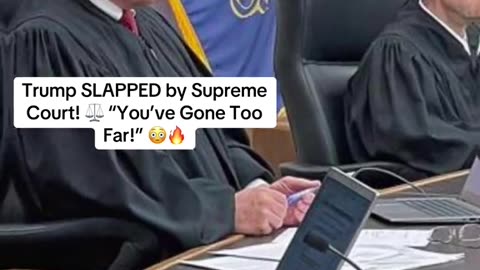 President Trump was slapped by S C OF USA