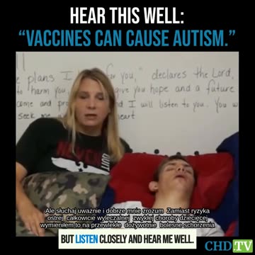 „Ci, którzy czerpią zyski ze szczepionek, nie chcą tego dobrze słyszeć. Media, które donoszą o szczepionkach, nie zawracają sobie głowy tym, by to dobrze zbadać.