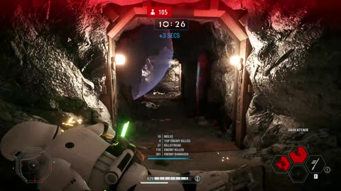 SWBF2 2017: Arcade Onslaught Yoda Crait Gameplay