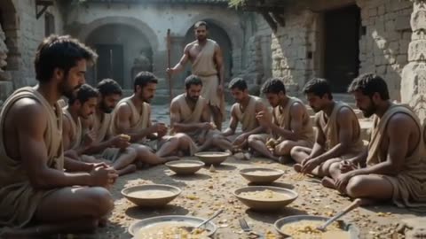 que "comia" un esclavo en roma