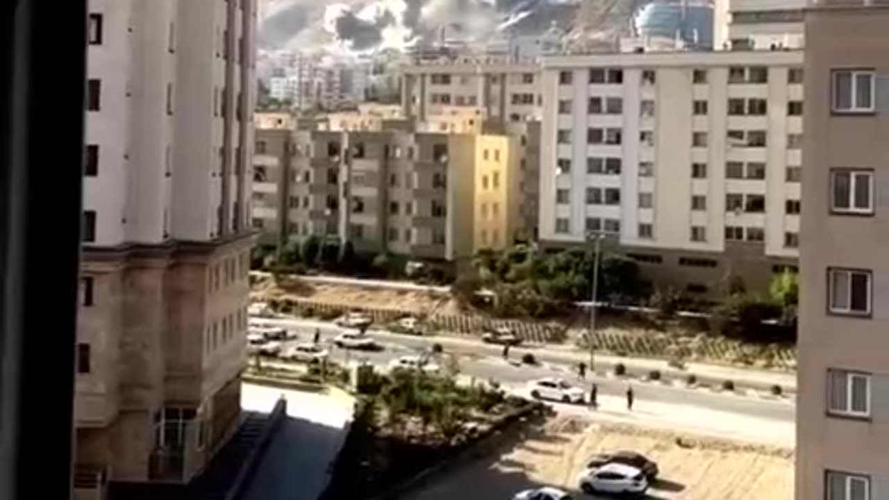 A strike in northern Tehran a few hours ago!