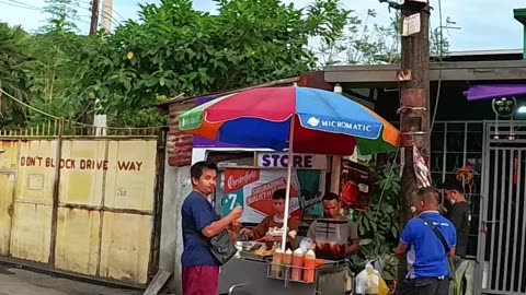 5PM on Basilio Street in Malabon City in the Philippines