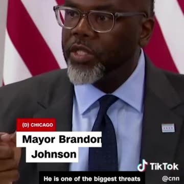 Chicago Mayor Brandon Johnson: “Trump has a tyrants rage…