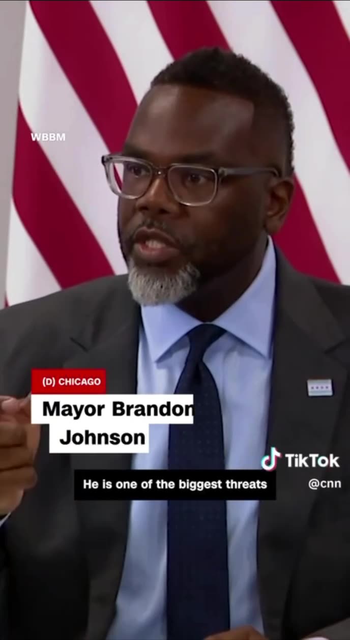 Chicago Mayor Brandon Johnson: “Trump has a tyrants rage…