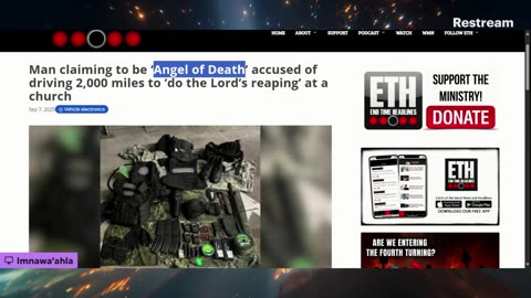 Man Claiming to be a DEATH ANGEL, to do the lords will #PERSECUTION