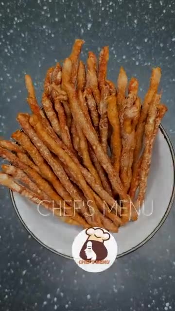 Crispy high-protein snack