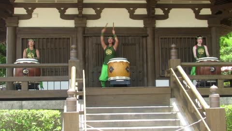 Japanese Women Drummers at Disney EPCOT in Orlando