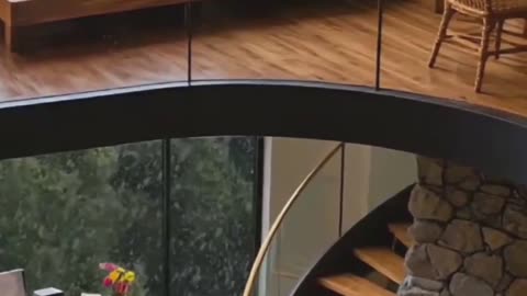 Two-Story Resort Interior Tour, bedroom, Fireplace, Pool Table, Mountain Views.