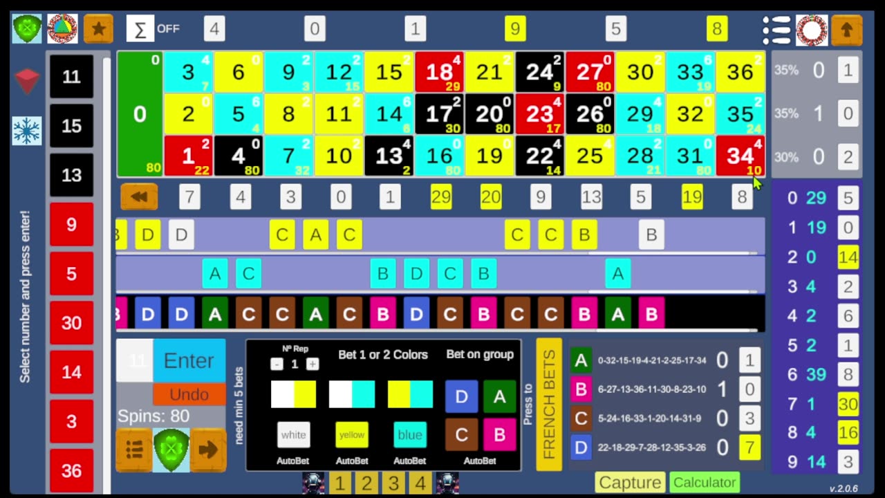 Roulette Helper Pro - Windows version