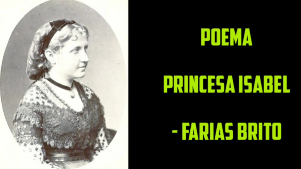 Poema Princesa Isabel por Farias Brito