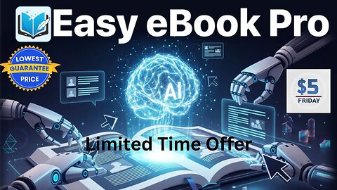 Easy eBook Pro. Limited Time Offer