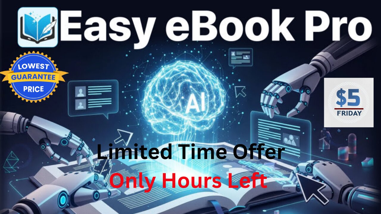 Easy eBook Pro. Limited Time Offer