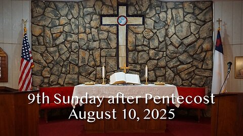 Choosing the Good Portion - Luke 10:38-42 - 9th Sunday after Pentecost - August 10, 2025