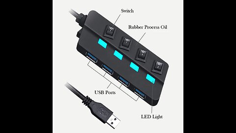 4-port USB Hub That Satisfy All Your Charging & Data Transfer Needs