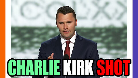 🚨BREAKING: CHARLIE KIRK SHOT 🟠⚪🟣