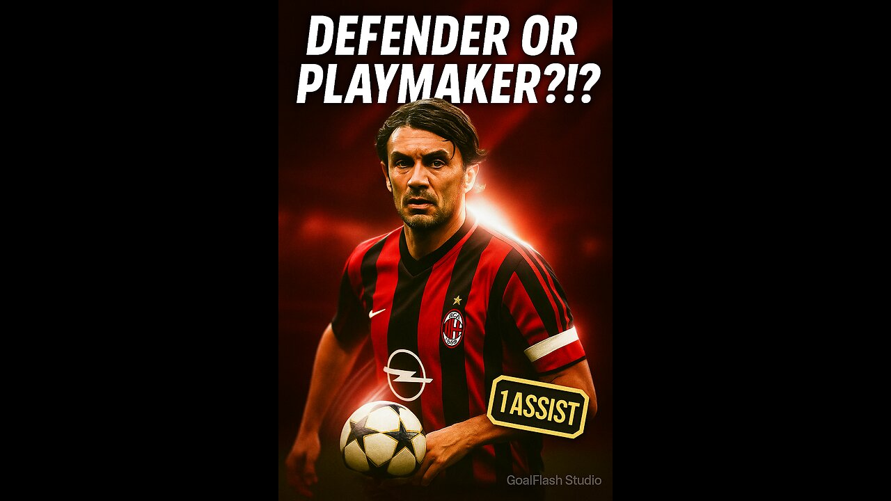 Paolo Maldini the Playmaker?! AC Milan Skills & 1 Genius Assist