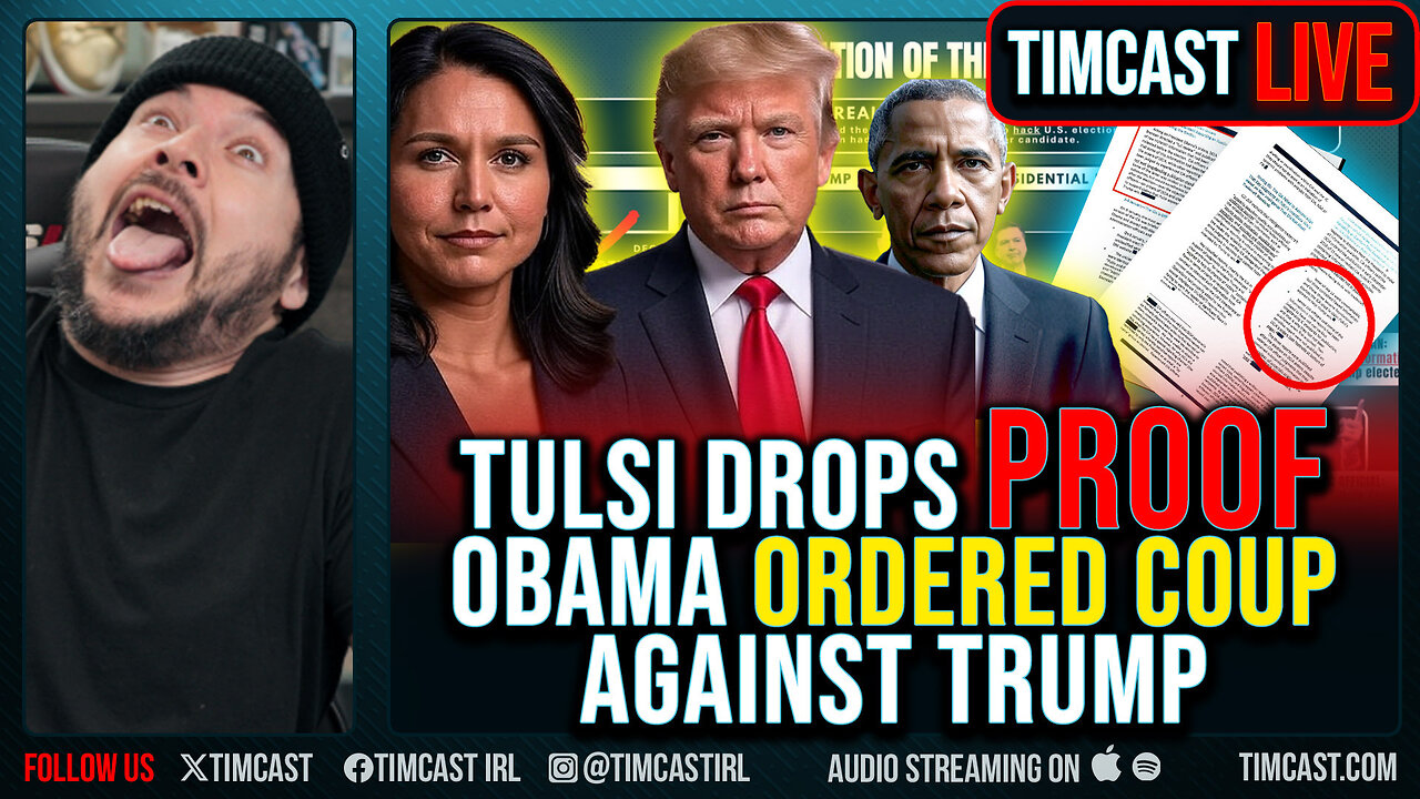 Tulsi Drops PROOF Obama Ordered COUP Against Trump, Obama FURIOUS