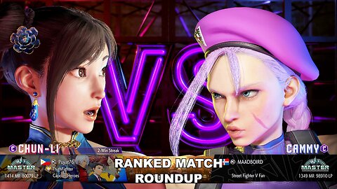 Kuya Kalbo SF6 Ranked Match Roundup. Chun Li Master Rank [Hori Fight Stick]
