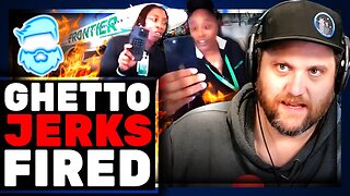 Instant Regret! 2 GHETTO Chics REFUSE To Let White Man Board & GET FIRED!