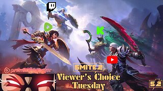 🔴Live: VIEWER'S CHOICE: SMITE 2 on A 🤬TUESDAY | Join In 4 SOME Q's Friend