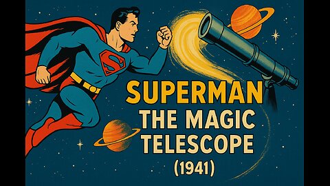 Superman: The Magic Telescope (1941) | Fleischer-Style Animated Classic | Public Domain