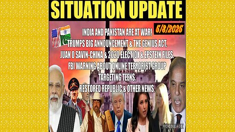 SG Anon. Juan O Savin ~ Situation Update 5/8/25 ~ Restored Republic > Judy Byington- Q+ White Hats