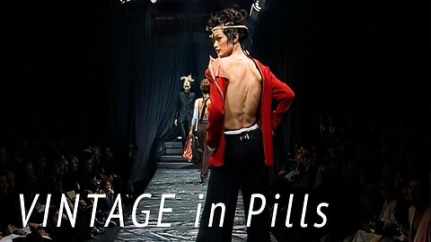 Vintage in Pills JEAN PAUL GAULTIER Spring 1997 Paris - Fashion Channel