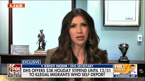 DHS Secretary Announces $3K Bonus For Illegals Who Self Deport
