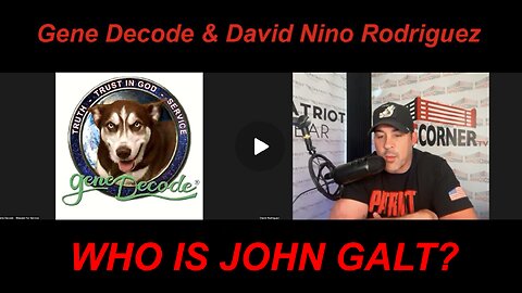 NINO W/ Gene Decode "How AI Gamed Out Humanity & And Its Own Mortality" WHO IS John Galt?