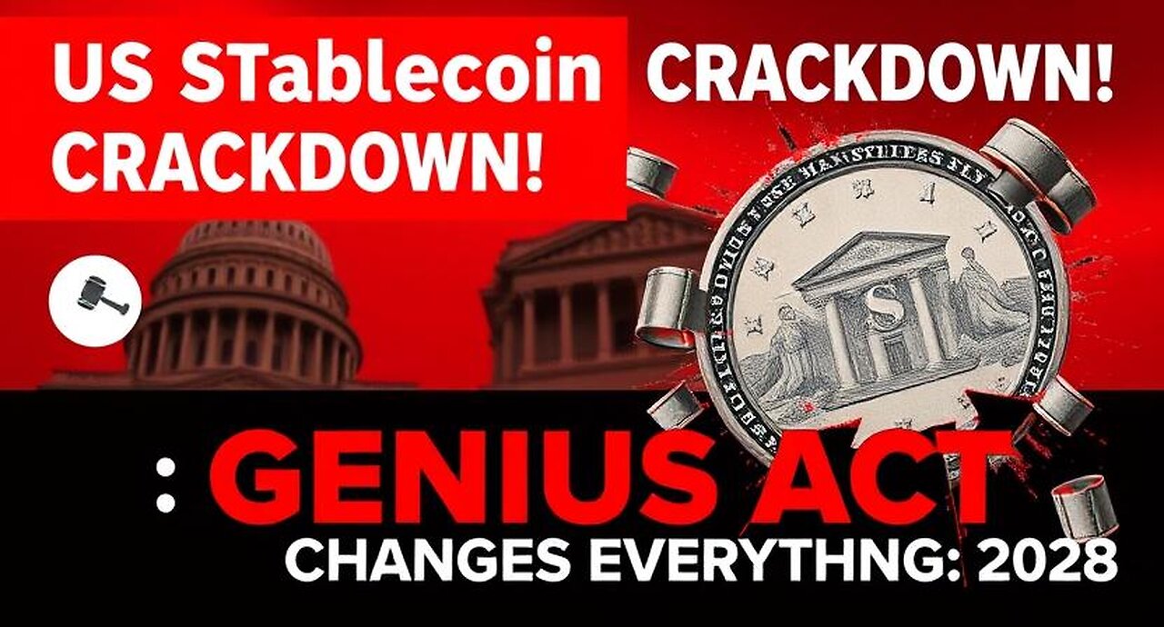 US Stablecoin Crackdown GENIUS Act | What You NEED to Know! 🔥 #2025 #2028 #crypto