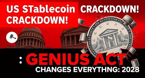 US Stablecoin Crackdown GENIUS Act | What You NEED to Know! 🔥 #2025 #2028 #crypto