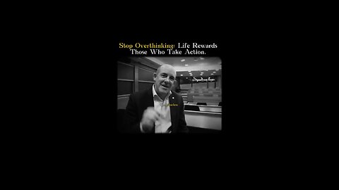 Stop overthinking- Motovation