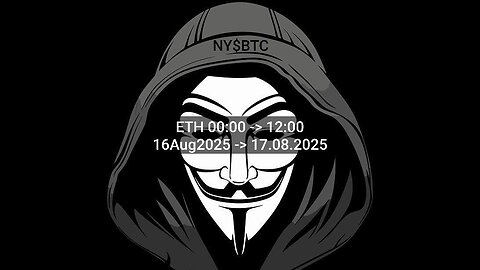 ETH #Prophecy ⬆️?⬇️? 16.Aug.2025(00:00->12:00) 16.08.2025->17.AUG.2025 8월16일2025->8월17일2025