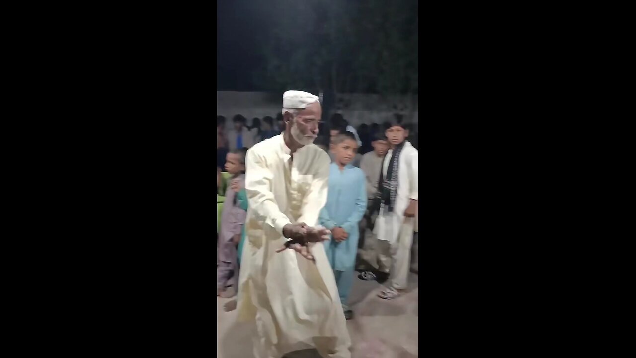 Old man funny dance