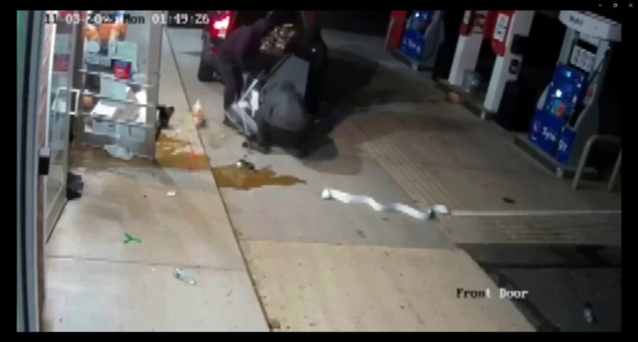 Thieves Rip ATM Out Of Gas Station in Connecticut