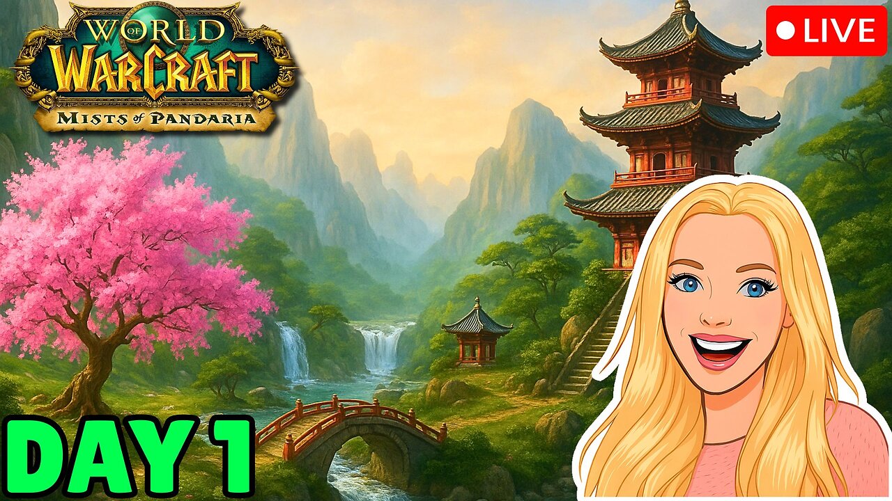 🔴 Mists of Pandaria Is Here! - Welsh Girl WoW Classic - Day 1