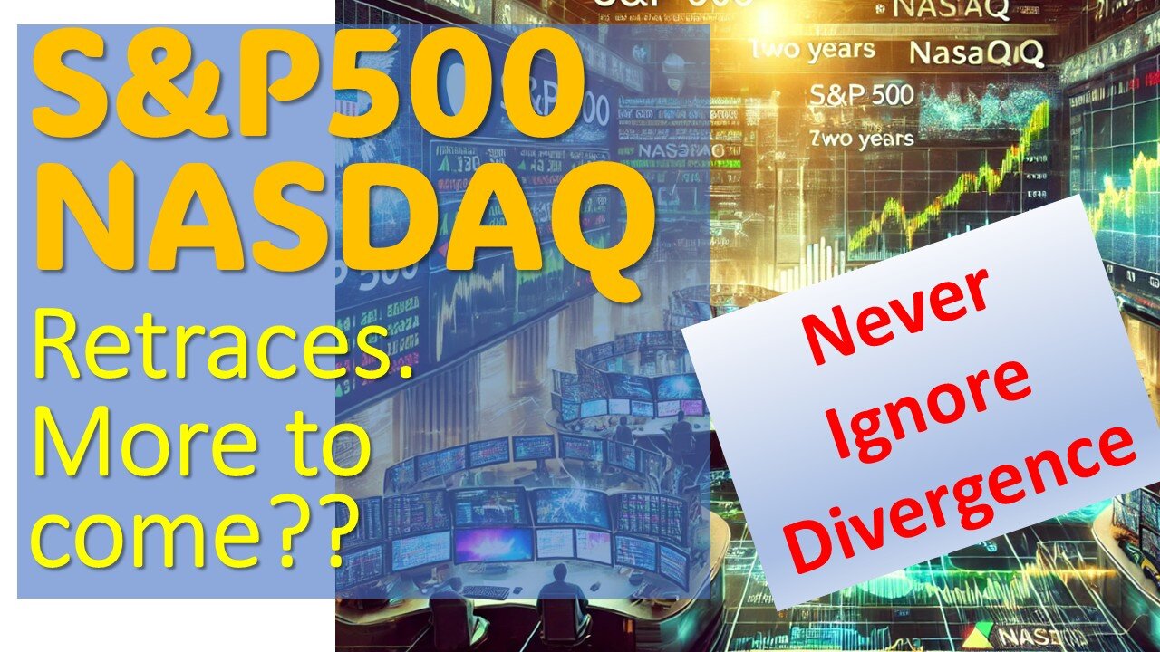 S&P500 & NASDAQ Retraces but more to come??