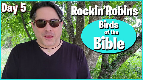 Day 5 - Birds of the Bible - Watching Baby Robins in Nest