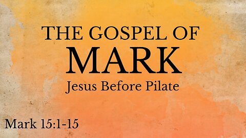Jesus Before Pilate