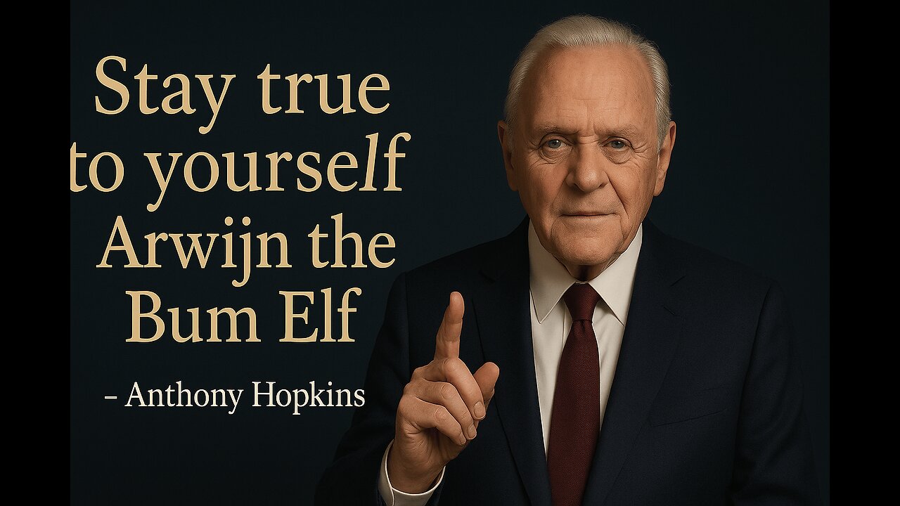 Sir Anthony Hopkins | 25 Life Lessons for Arwijn