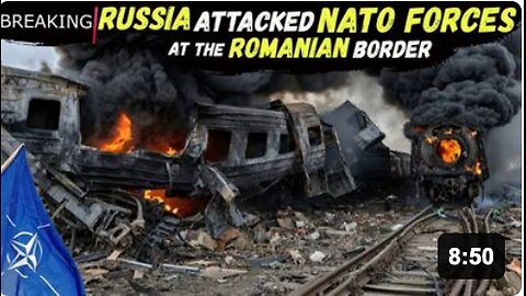 NATO Military Train with FRENCH Mercenaries on Board was Blown to BITS at the Romanian Border