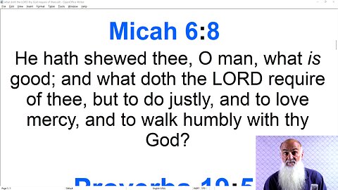 What Does The Lord Require ?